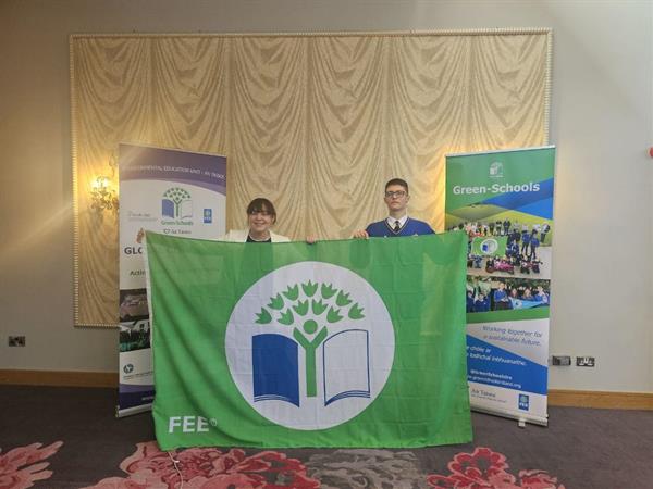Coláiste Eoin Awarded Second Green Flag at National Ceremony